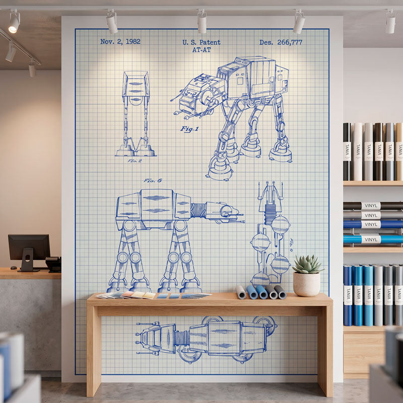 AT-AT wei&szlig; Patent 4/6