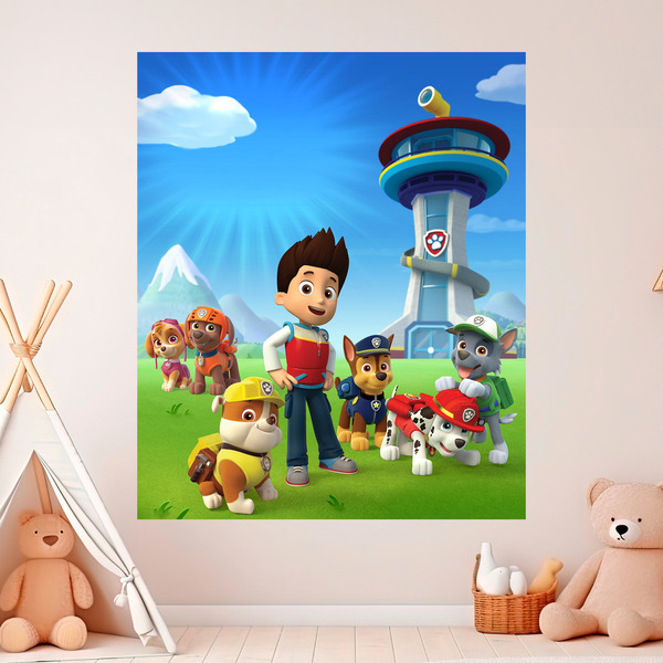 Wandtattoos: Plakat Paw Patrol