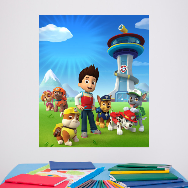 Wandtattoos: Plakat Paw Patrol