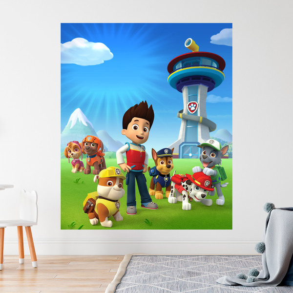 Wandtattoos: Plakat Paw Patrol