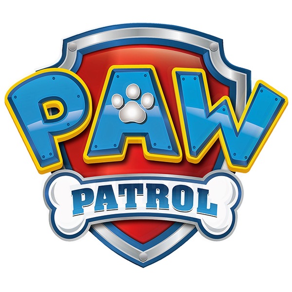 Kinderzimmer Wandtattoo: Paw Patrol - Logo