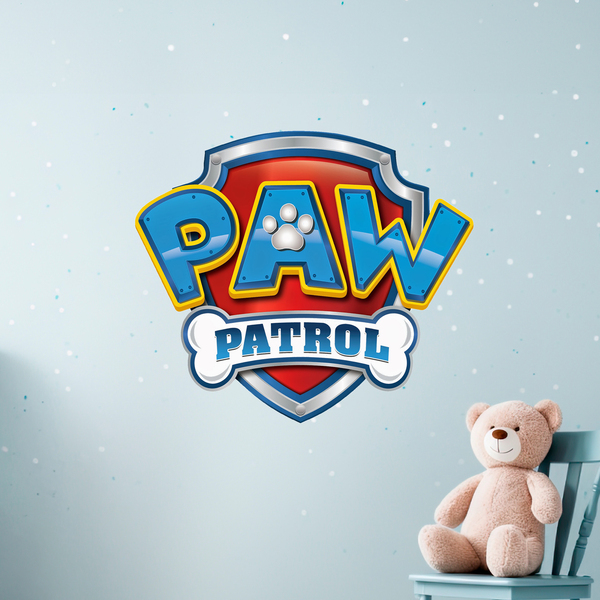 Kinderzimmer Wandtattoo: Paw Patrol - Logo