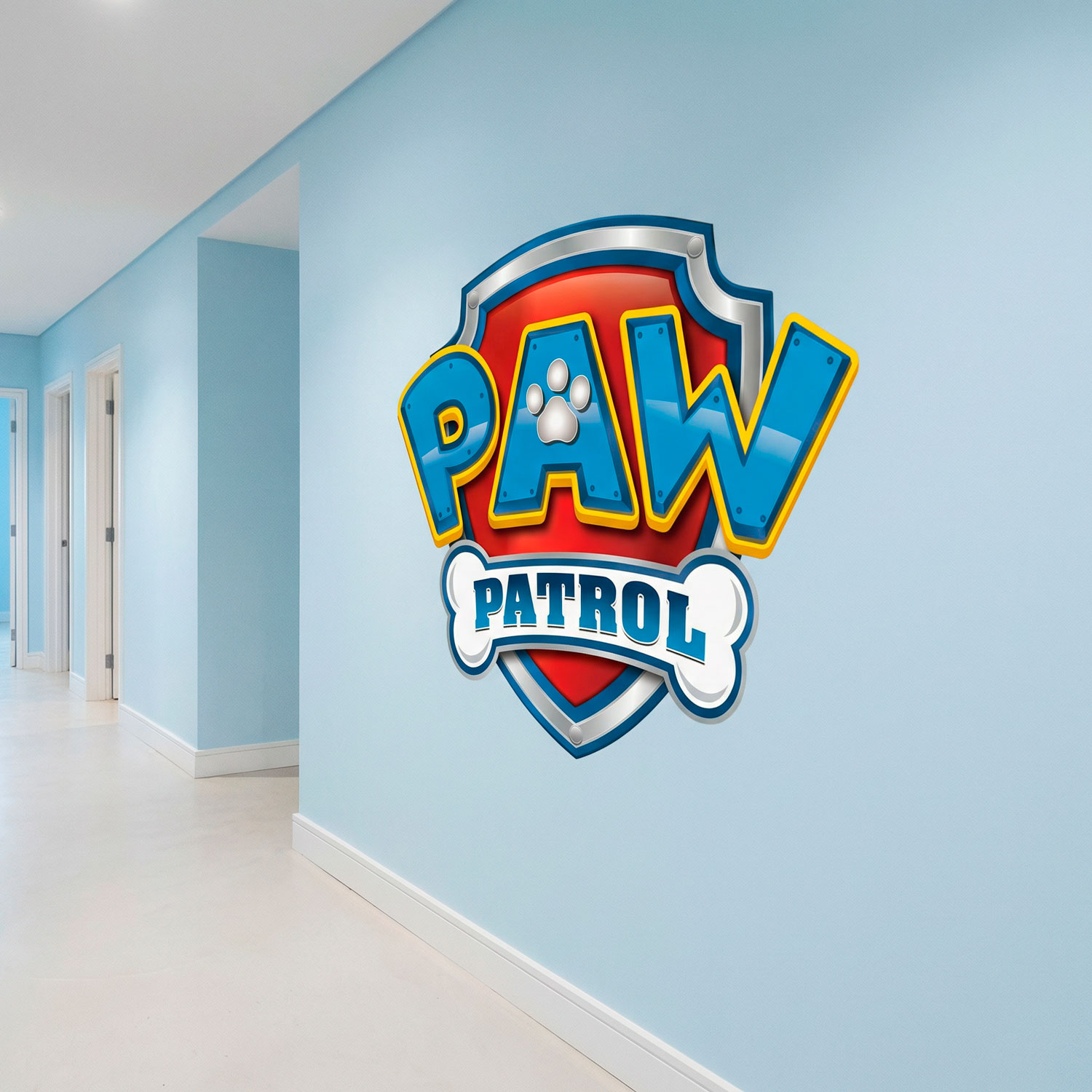 Kinderzimmer Wandtattoo: Paw Patrol - Logo