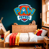 Kinderzimmer Wandtattoo: Paw Patrol - Logo 18