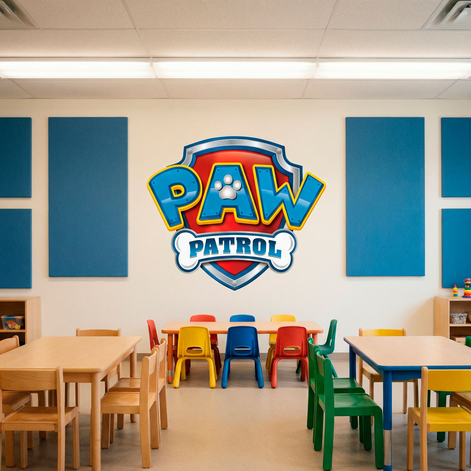 Kinderzimmer Wandtattoo: Paw Patrol - Logo