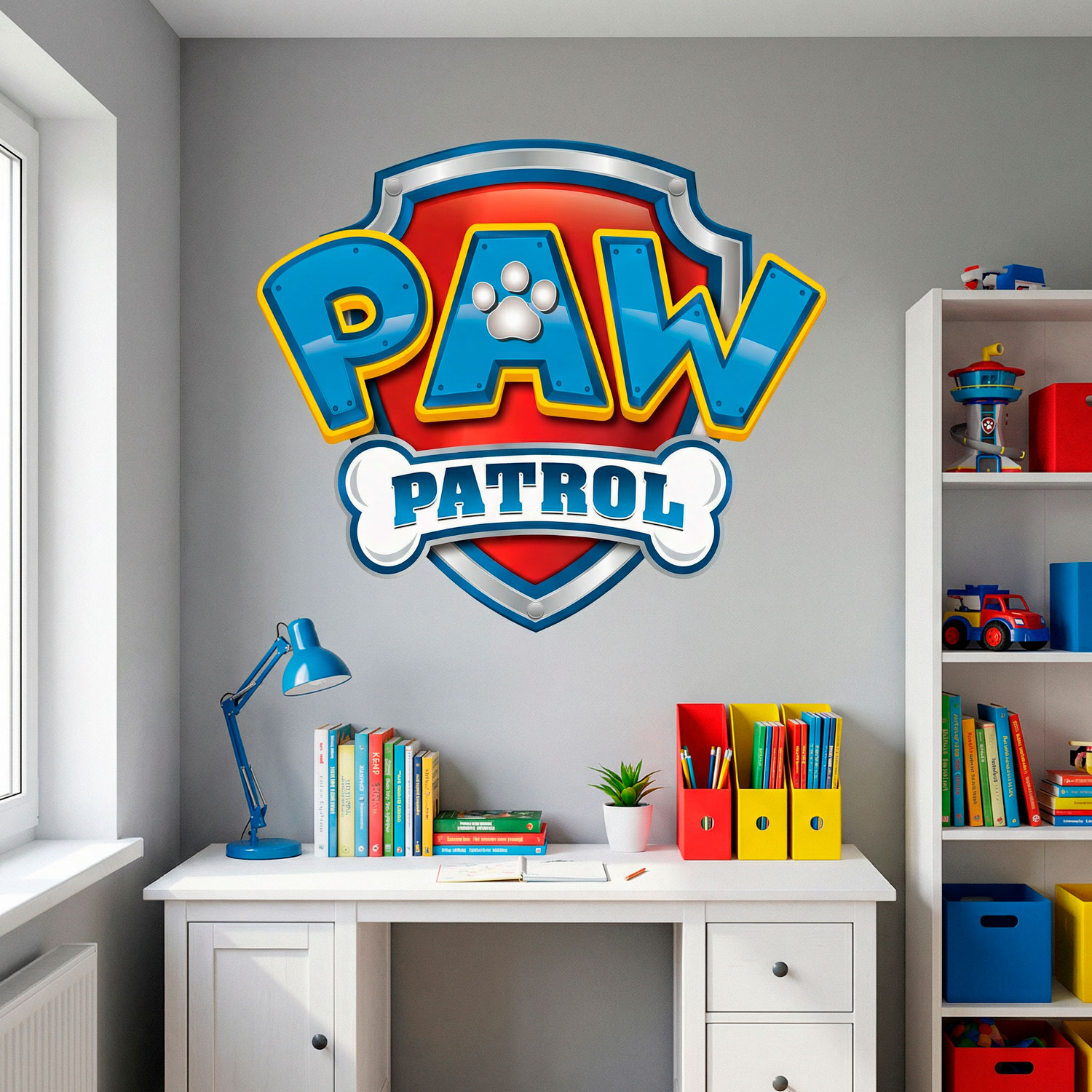 Kinderzimmer Wandtattoo: Paw Patrol - Logo