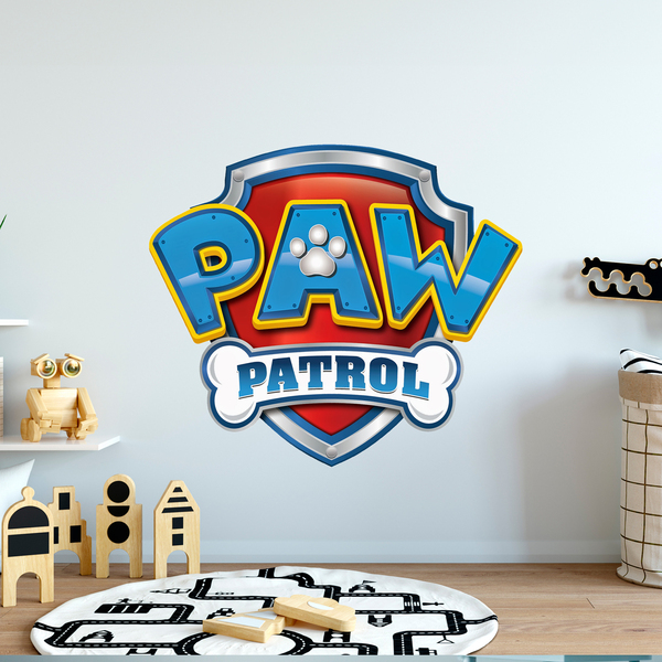 Kinderzimmer Wandtattoo: Paw Patrol - Logo