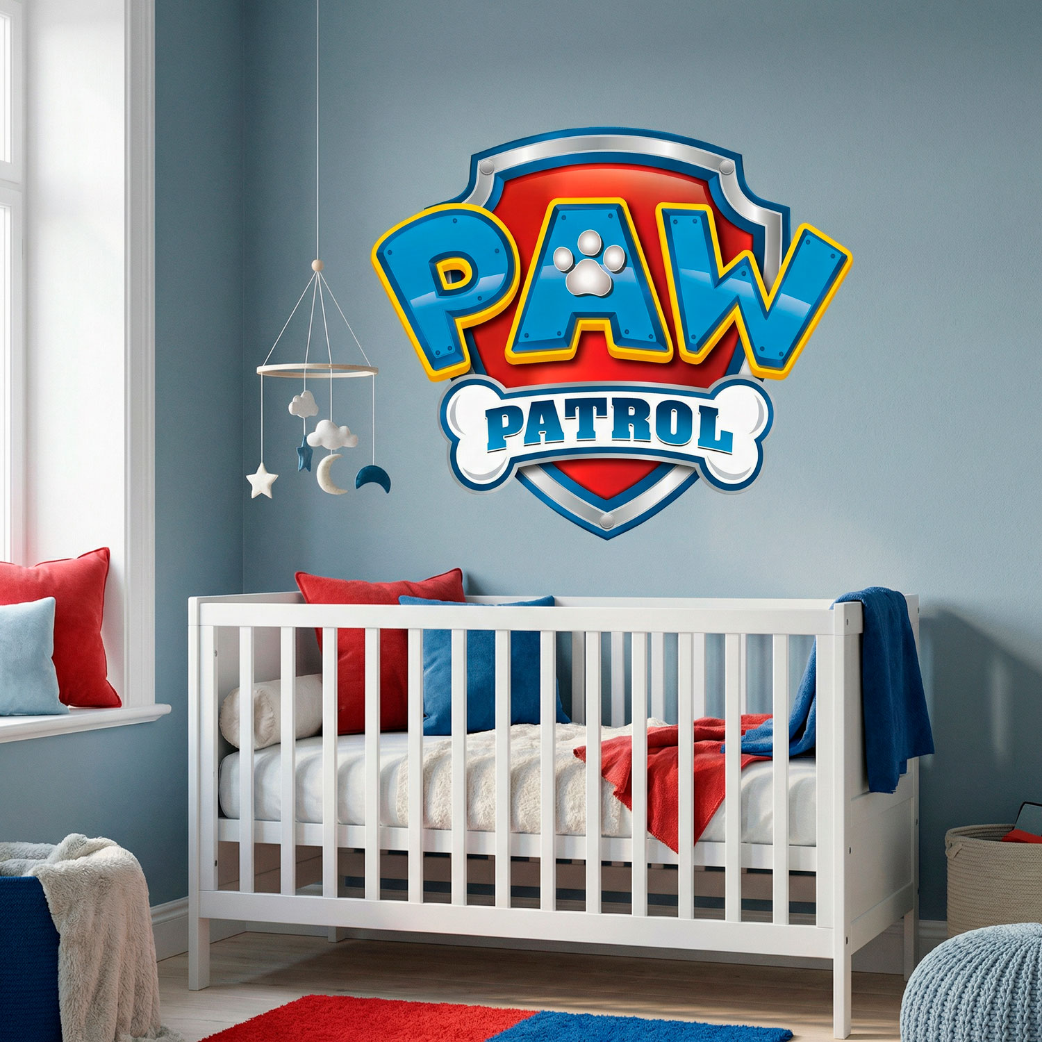 Kinderzimmer Wandtattoo: Paw Patrol - Logo