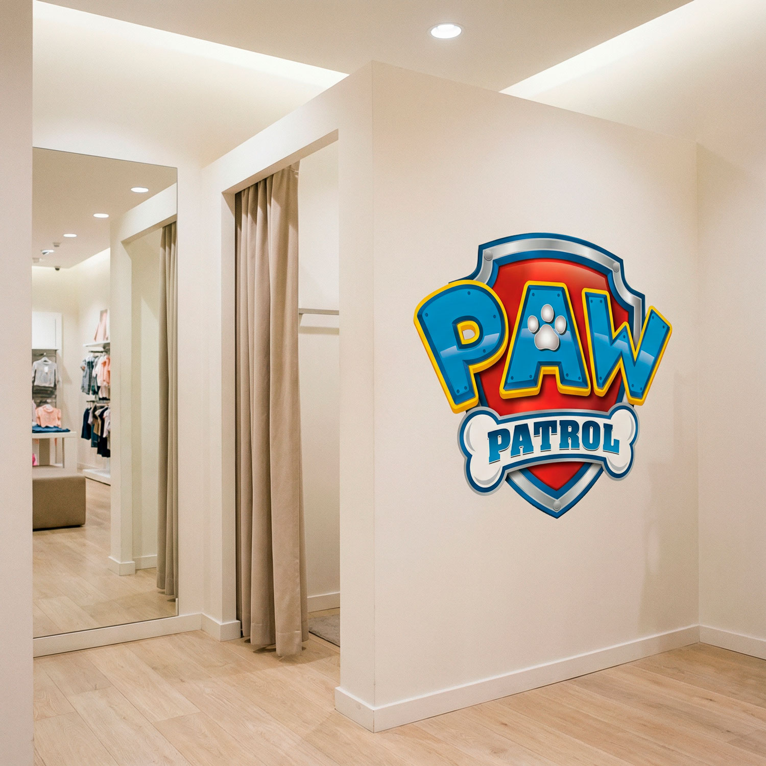 Kinderzimmer Wandtattoo: Paw Patrol - Logo