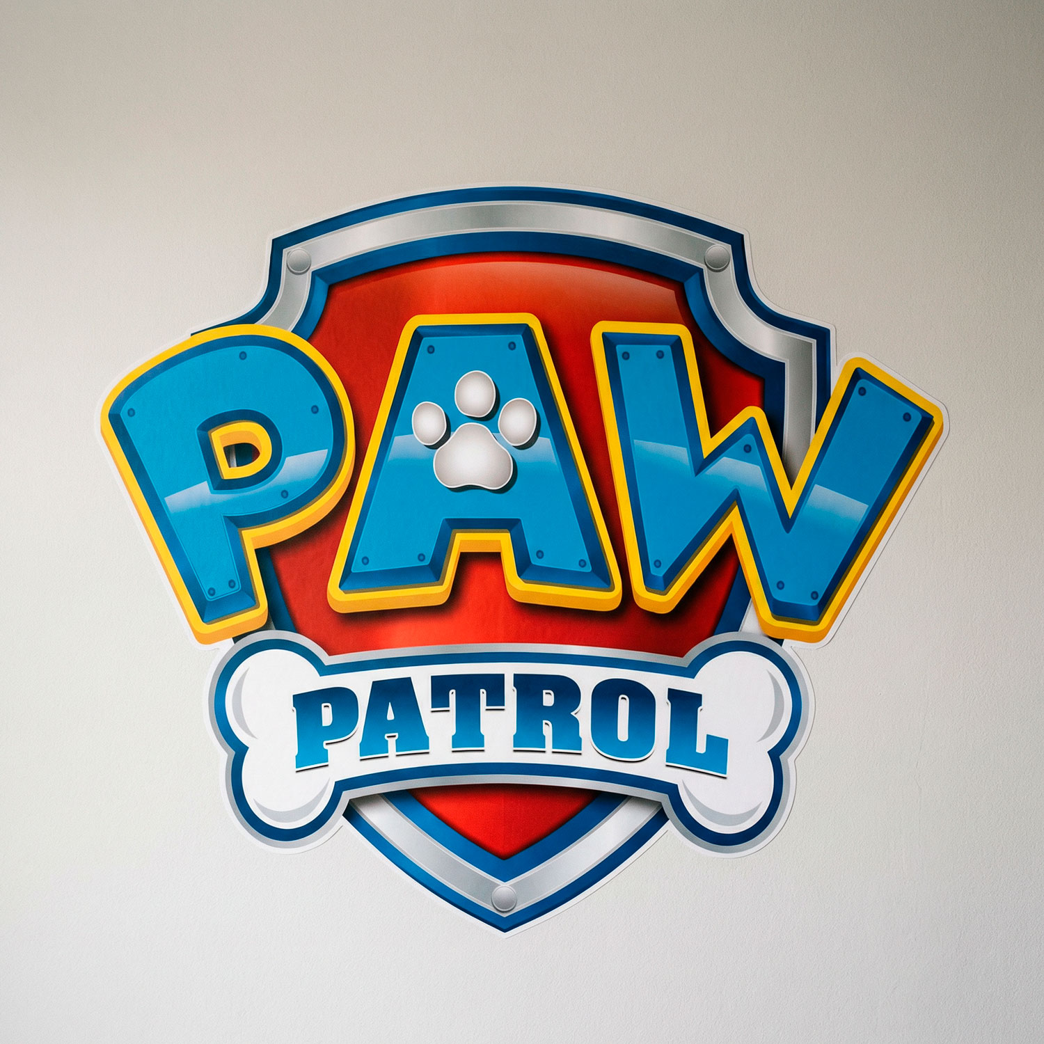 Kinderzimmer Wandtattoo: Paw Patrol - Logo