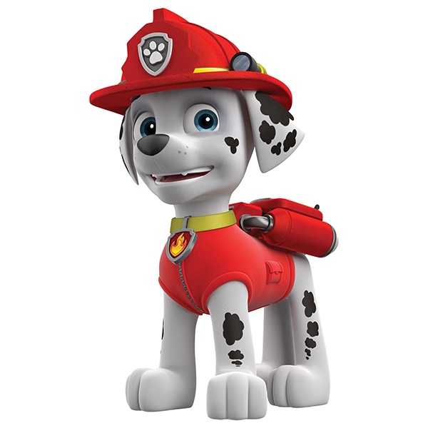 Kinderzimmer Wandtattoo: Paw Patrol - Marshall