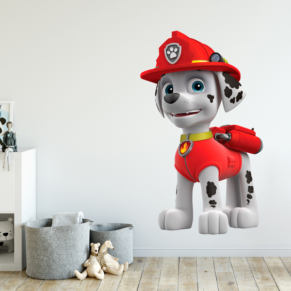 Kinderzimmer Wandtattoo: Paw Patrol - Marshall