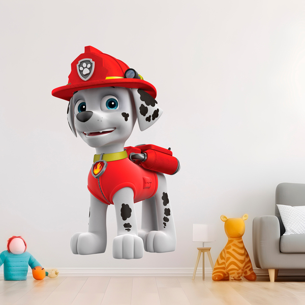 Kinderzimmer Wandtattoo: Paw Patrol - Marshall