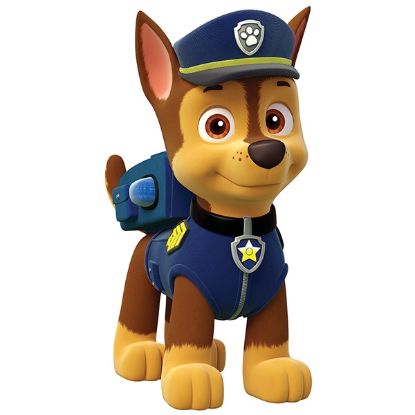 Kinderzimmer Wandtattoo: Paw Patrol - Chase