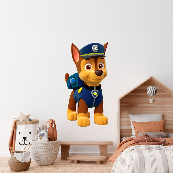 Kinderzimmer Wandtattoo: Paw Patrol - Chase