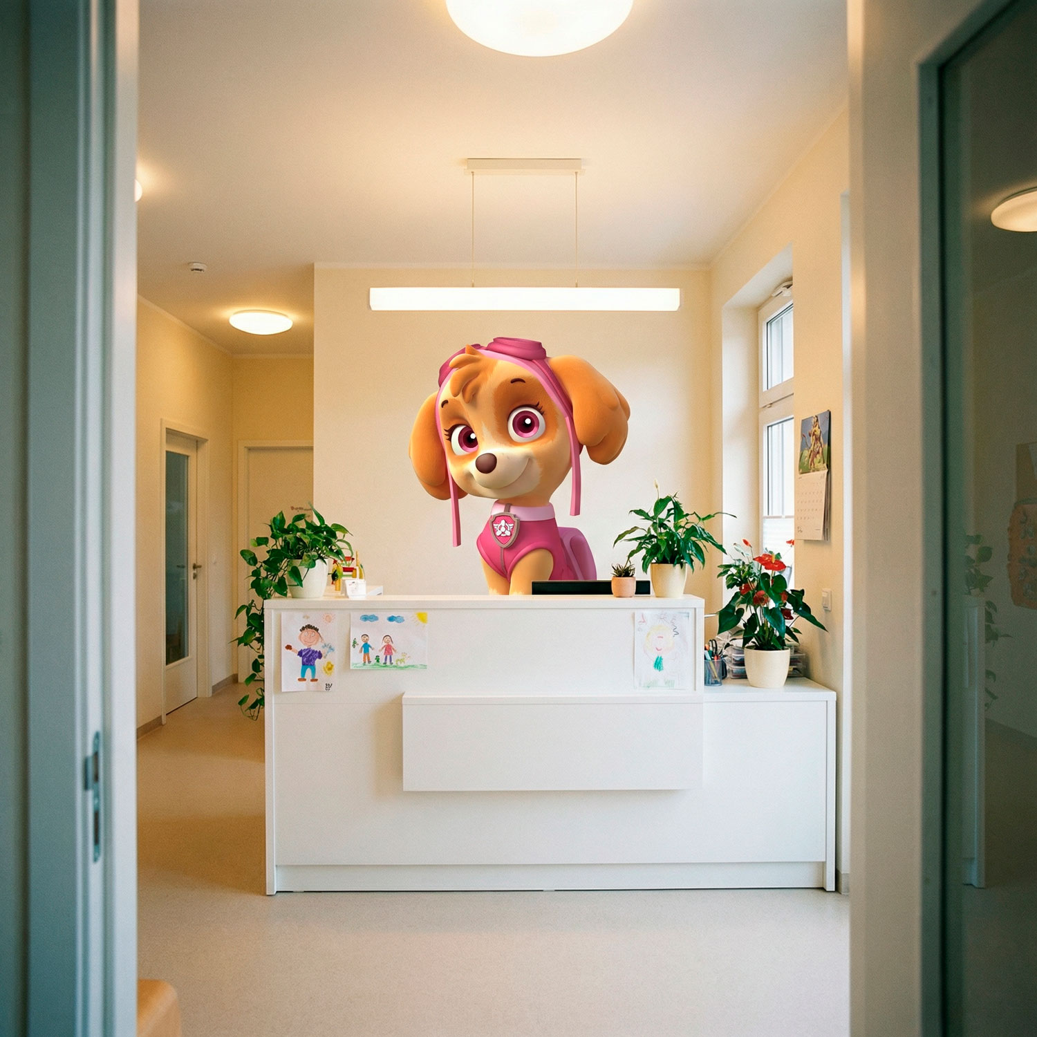 Kinderzimmer Wandtattoo: Paw Patrol - Skye