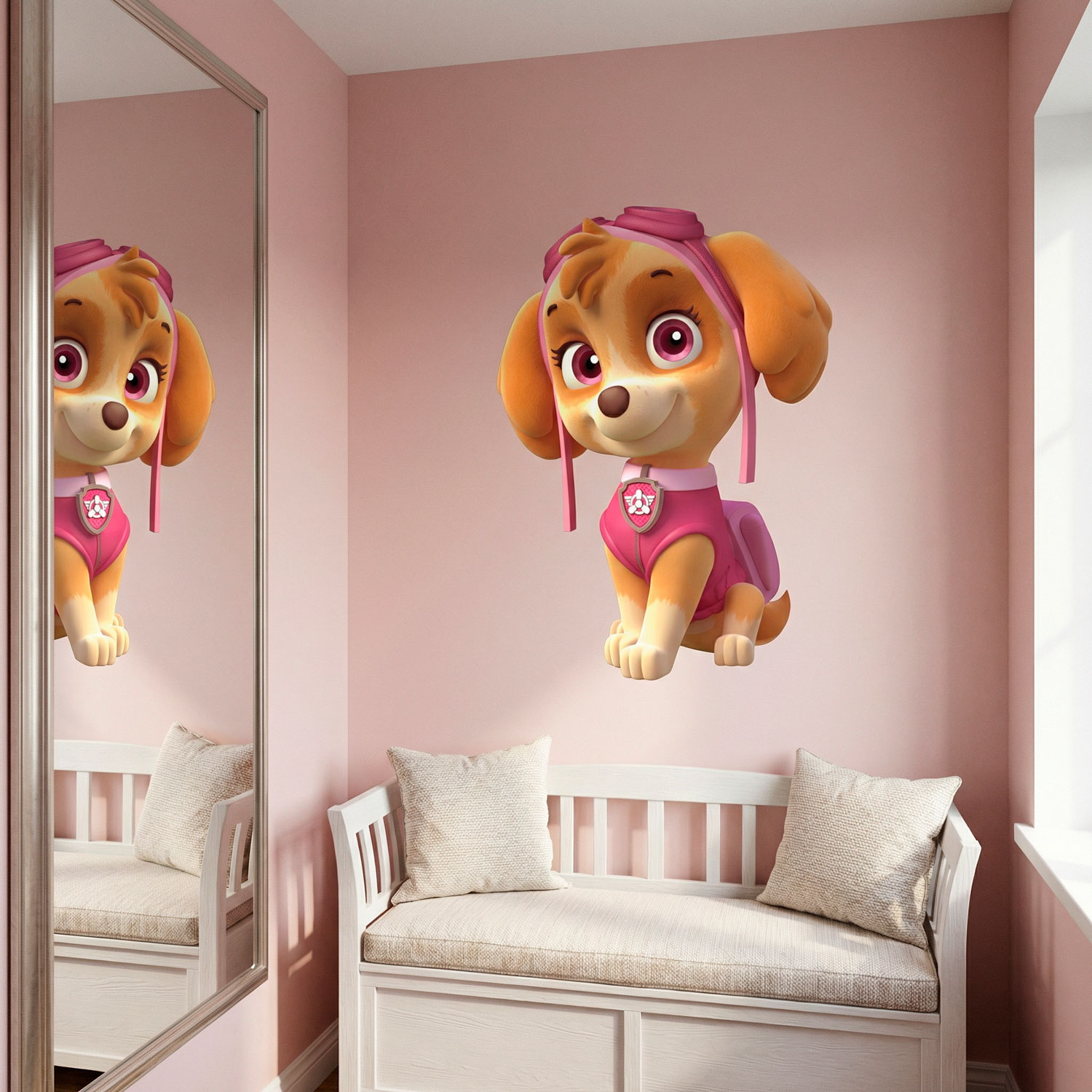 Kinderzimmer Wandtattoo: Paw Patrol - Skye