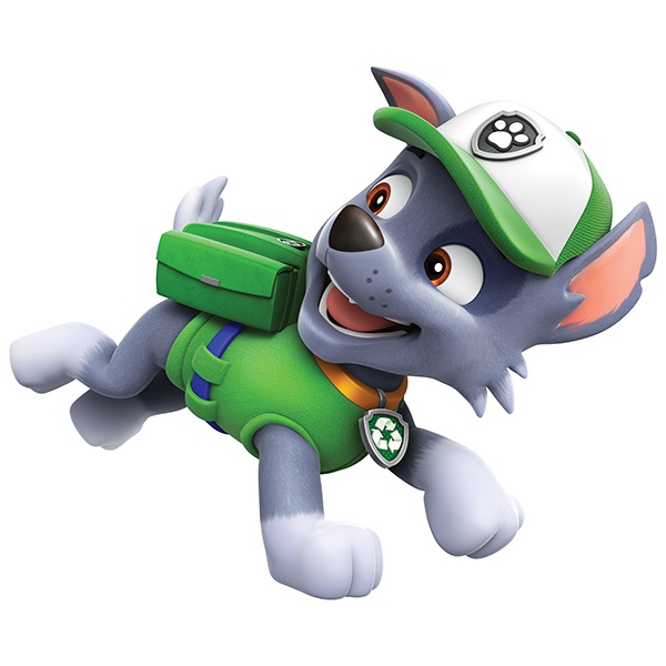 Kinderzimmer Wandtattoo: Paw Patrol - Rocky