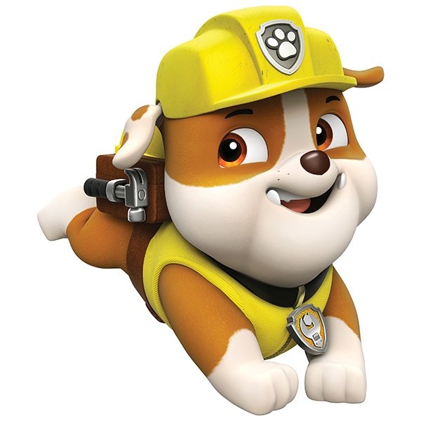 Kinderzimmer Wandtattoo: Paw Patrol - Rubble 2