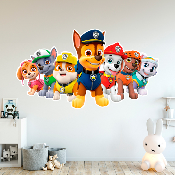 Kinderzimmer Wandtattoo: PAW Patrol Freunde