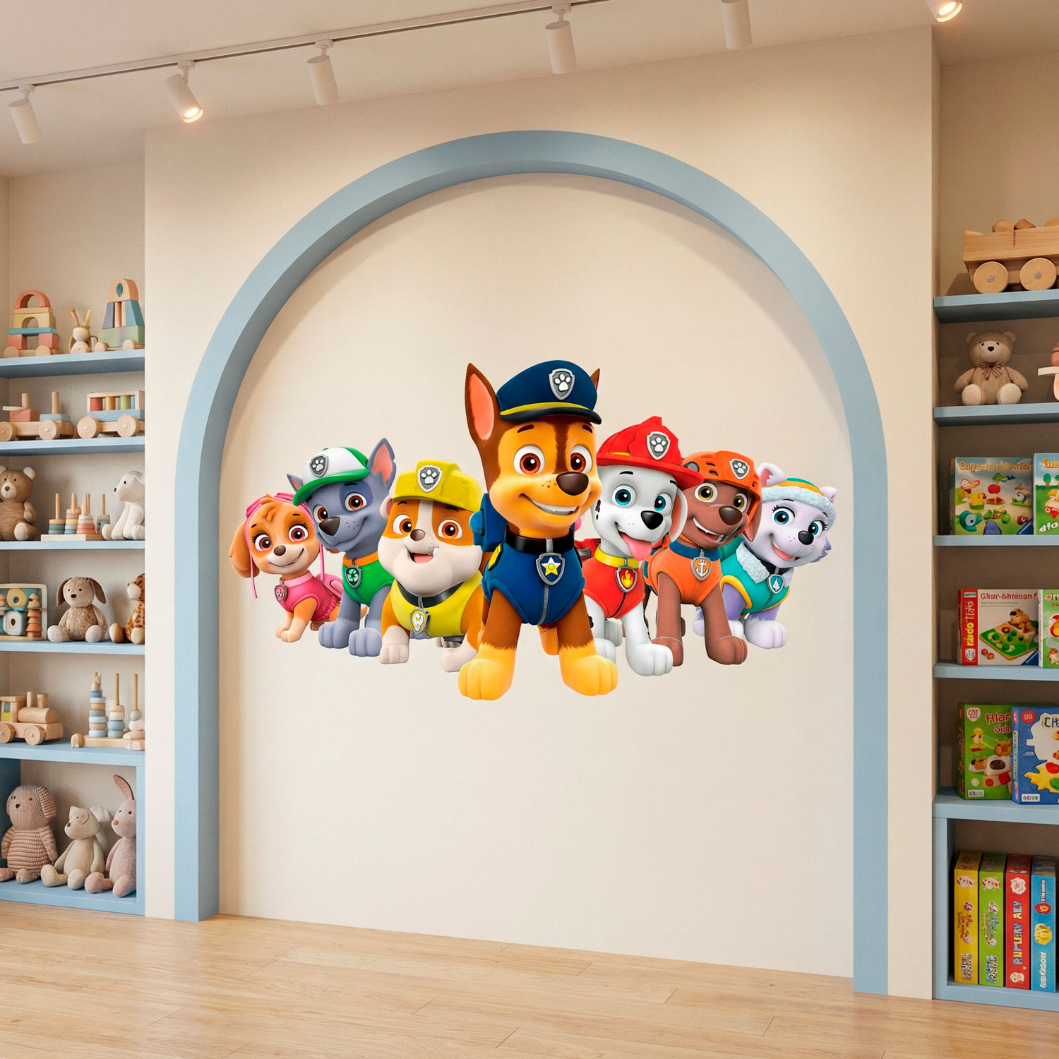 Kinderzimmer Wandtattoo: PAW Patrol Freunde