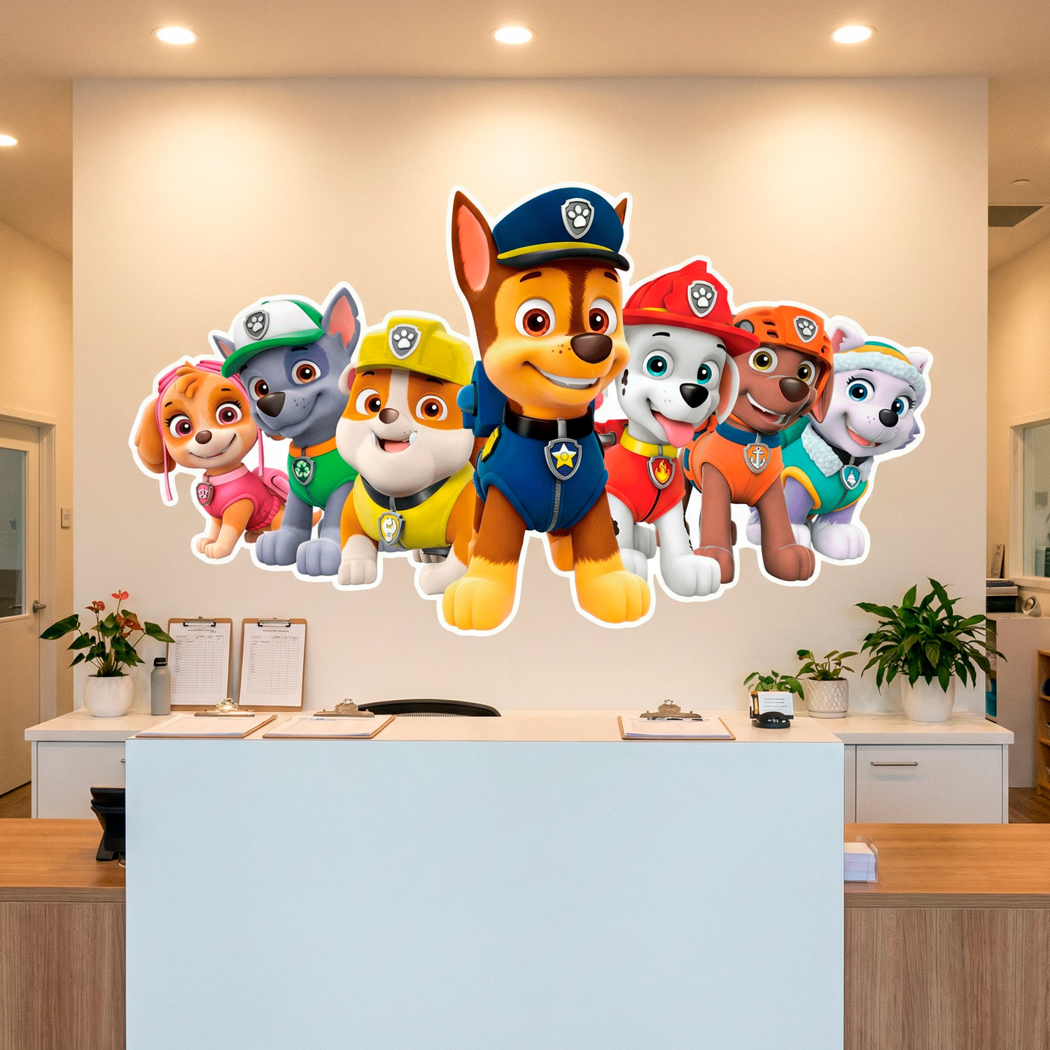 Kinderzimmer Wandtattoo: PAW Patrol Freunde