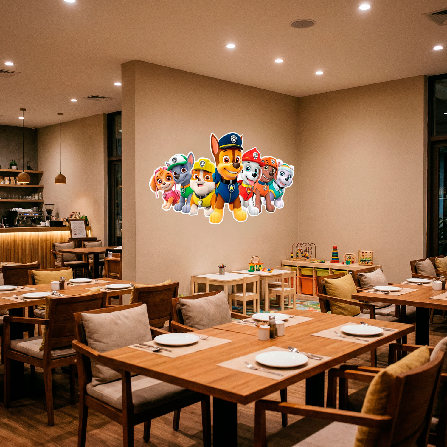 Kinderzimmer Wandtattoo: PAW Patrol Freunde