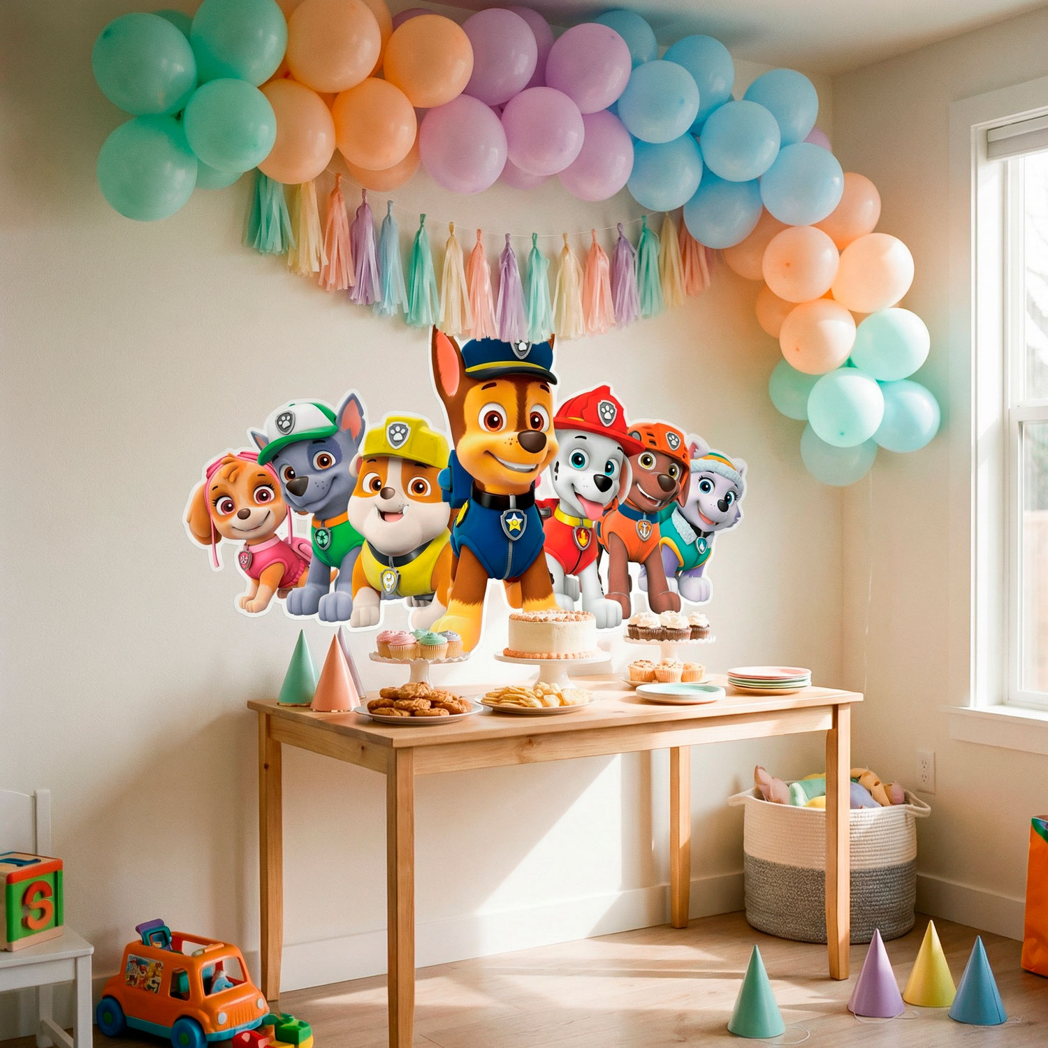 Kinderzimmer Wandtattoo: PAW Patrol Freunde