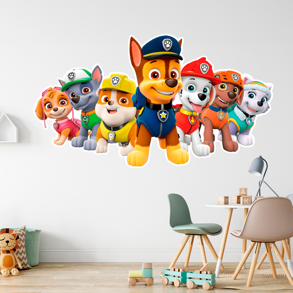 Kinderzimmer Wandtattoo: PAW Patrol Freunde