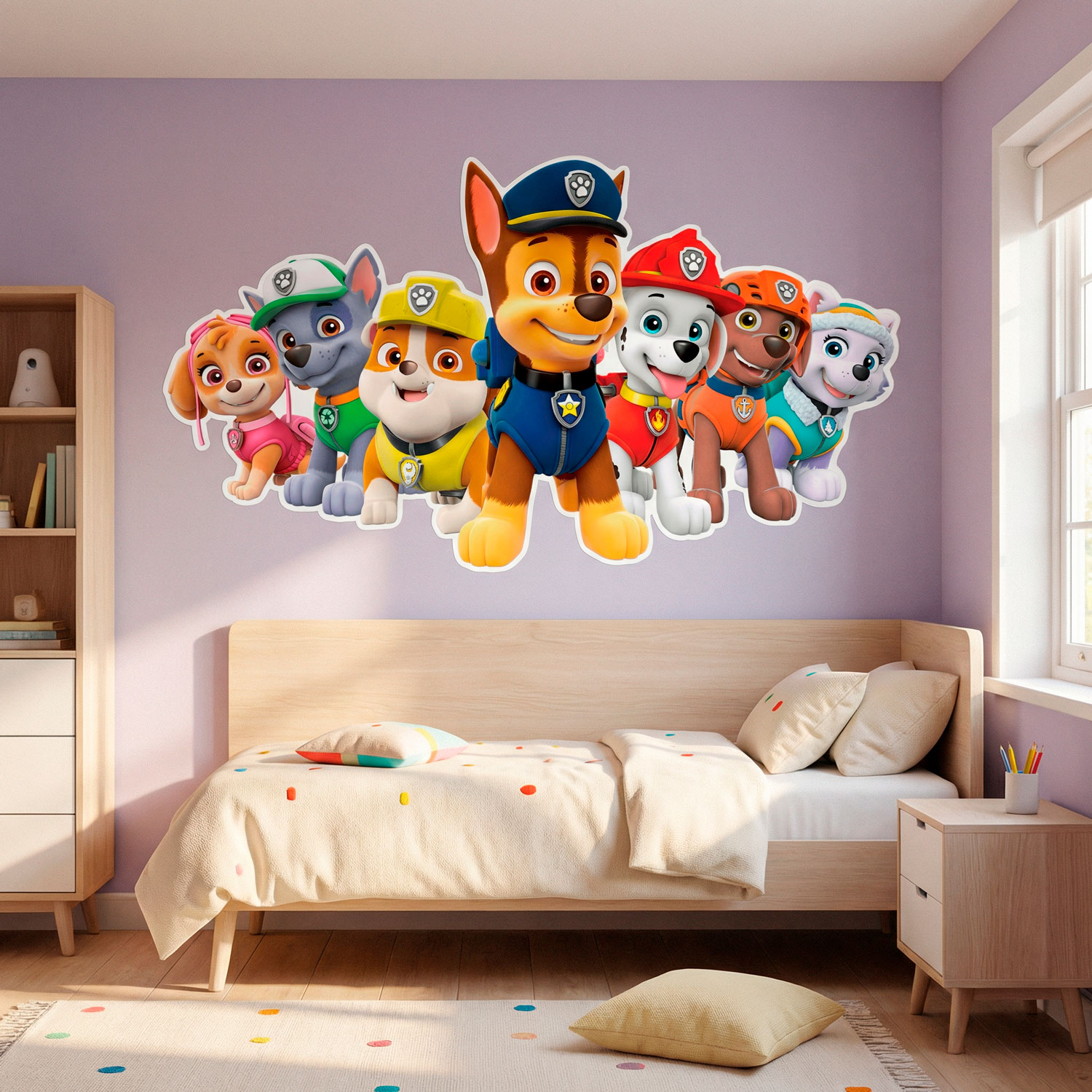Kinderzimmer Wandtattoo: PAW Patrol Freunde
