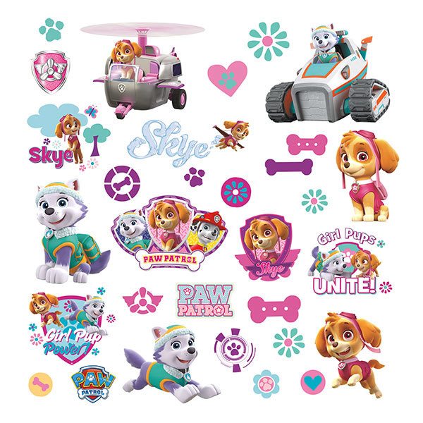 Kinderzimmer Wandtattoo: PAW Patrol Girl Pup