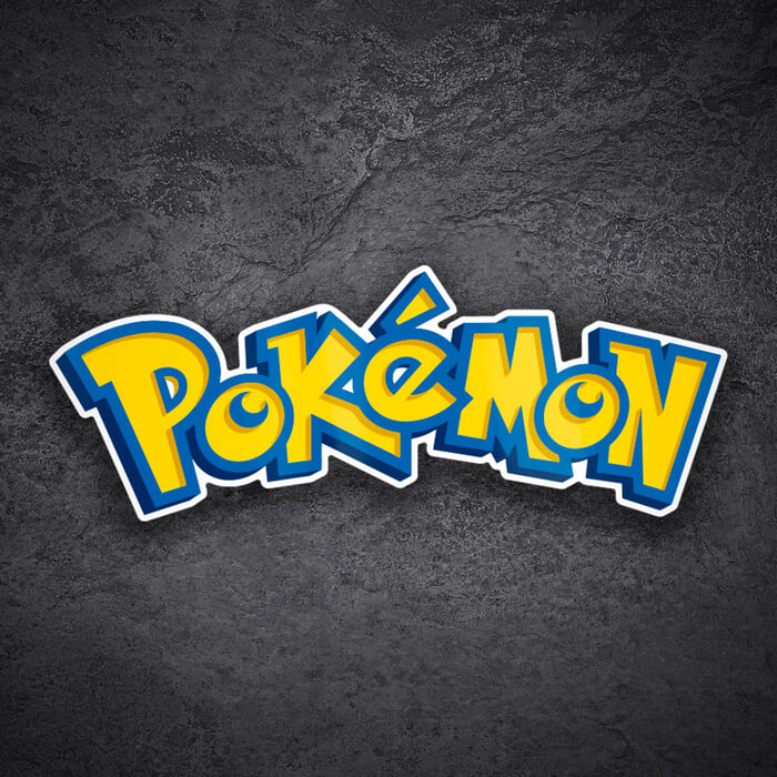 Aufkleber: Klassisches Pokémon Logo