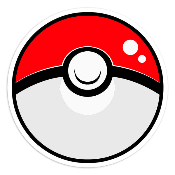 Aufkleber: Moderne Pokeball Pokémon