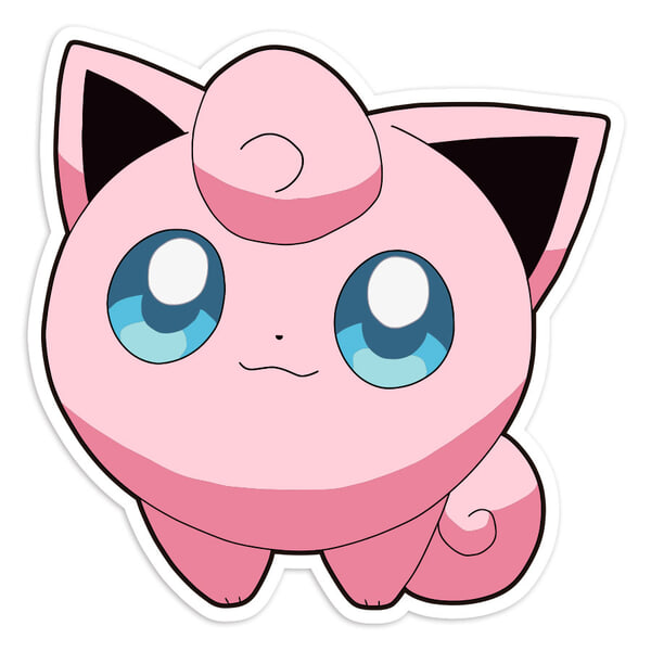 Aufkleber: Pummeluff Pokémon