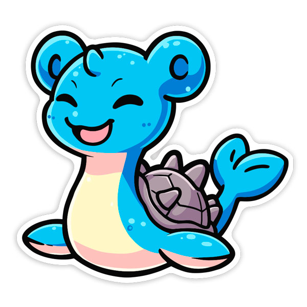 Aufkleber: Lapras Chibi-Pokémon