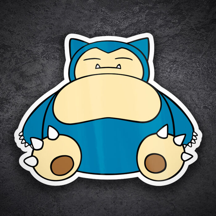 Aufkleber: Relaxo Pokémon