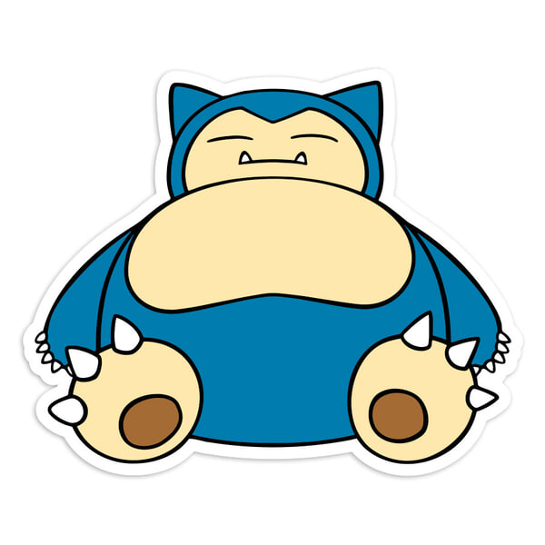 Aufkleber: Relaxo Pokémon