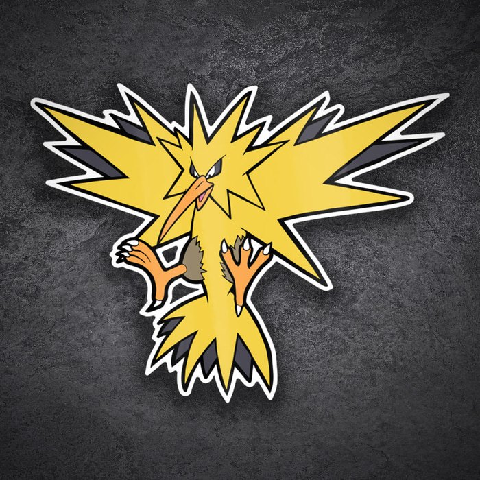 Aufkleber: Klassischer Legendärer Zapdos
