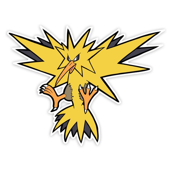 Aufkleber: Klassischer Legendärer Zapdos