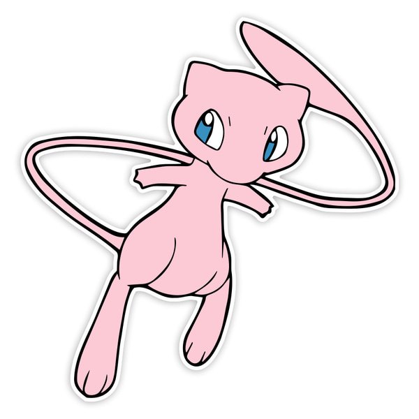 Aufkleber: Klassischer Schwebender Mew