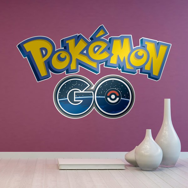 Kinderzimmer Wandtattoo: Pokémon GO Logo 2016