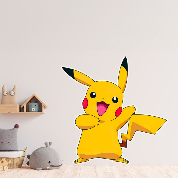 Kinderzimmer Wandtattoo: Pikachu