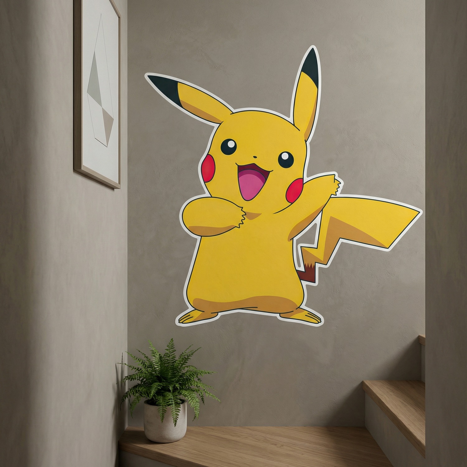 Kinderzimmer Wandtattoo: Pikachu