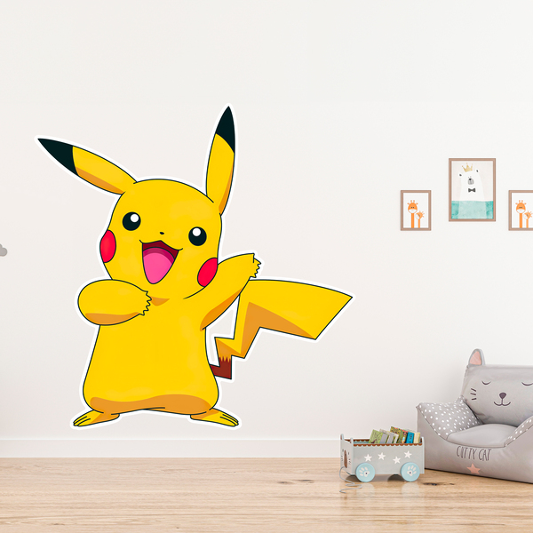 Kinderzimmer Wandtattoo: Pikachu