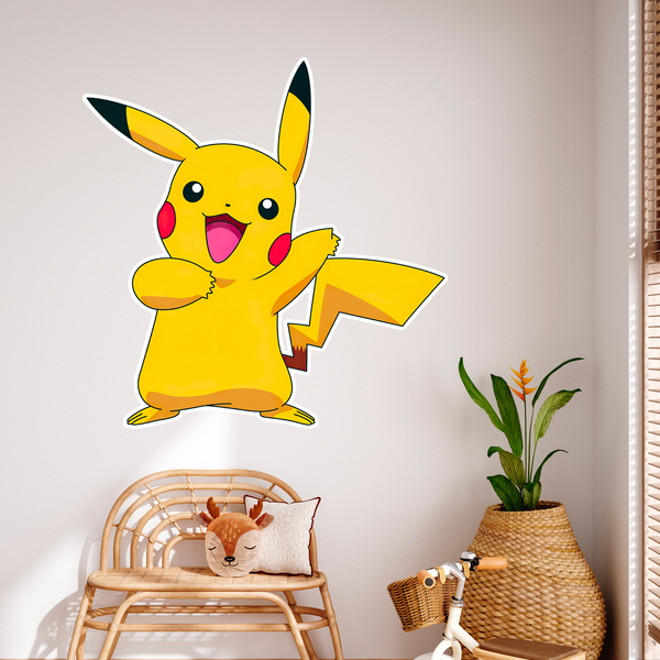 Kinderzimmer Wandtattoo: Pikachu