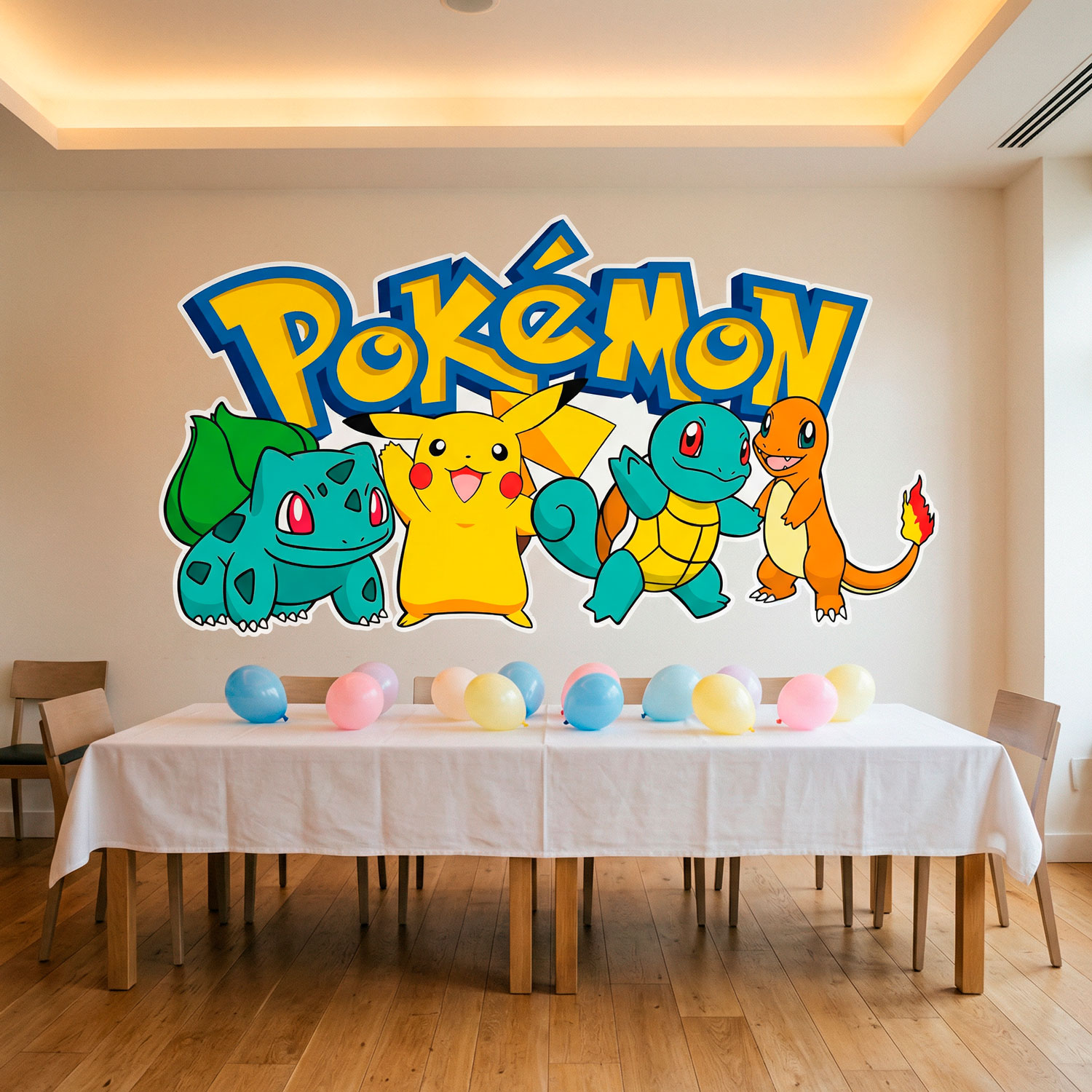 Kinderzimmer Wandtattoo: Pikachu und Freunde Pok&eacute;mon