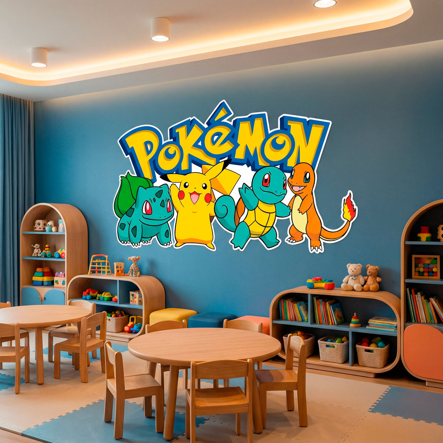 Kinderzimmer Wandtattoo: Pikachu und Freunde Pok&eacute;mon