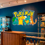 Kinderzimmer Wandtattoo: Pikachu und Freunde Pok&eacute;mon 16