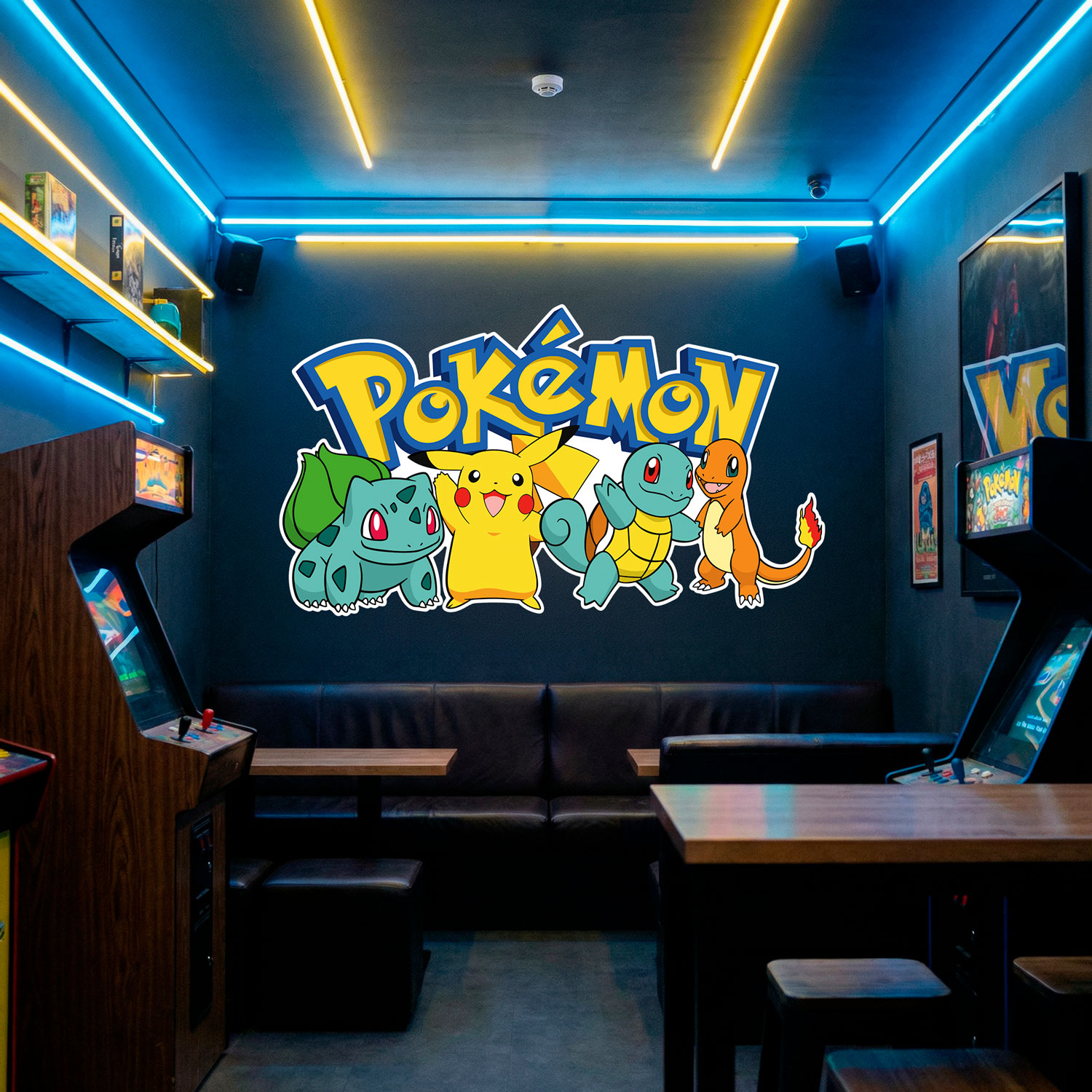 Kinderzimmer Wandtattoo: Pikachu und Freunde Pok&eacute;mon