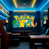 Kinderzimmer Wandtattoo: Pikachu und Freunde Pok&eacute;mon 17